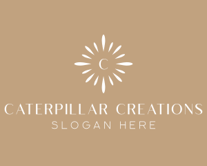 Floral Sun Decor logo design