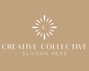 Floral Sun Decor logo design