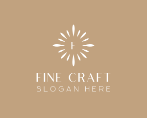 Floral Sun Decor logo design