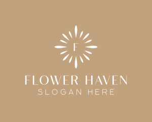 Floral Sun Decor logo design