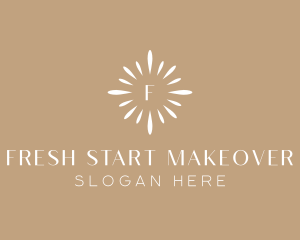 Floral Sun Decor logo design