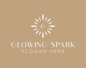 Floral Sun Decor logo design