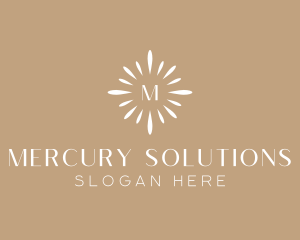 Floral Sun Decor logo design