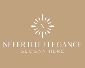 Floral Sun Decor logo design