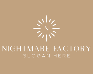 Floral Sun Decor logo design