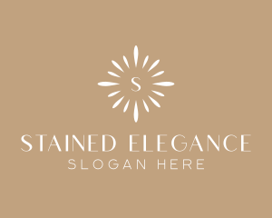 Floral Sun Decor logo design