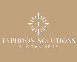 Floral Sun Decor logo design