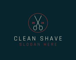 Shave - Scissors Stylist Grooming logo design