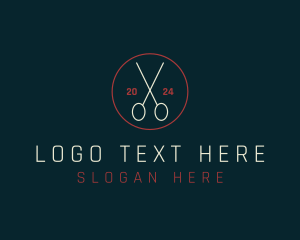 Shave - Scissors Stylist Grooming logo design