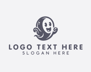 Haunted Ghost Spirit logo design