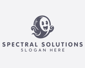 Ghost - Haunted Ghost Spirit logo design