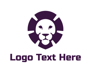 Brazier - Lion Anvil Mane logo design