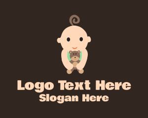 Teddy Bear Toddler Logo