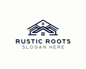 Homestead - House Roofing Renovation logo design