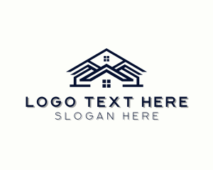 House Roofing Renovation Logo