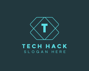 Cyber Tech App logo design