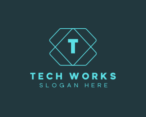 Cyber Tech App logo design