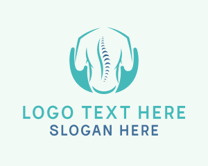 Spinal Cord - Back Spine Care logo design