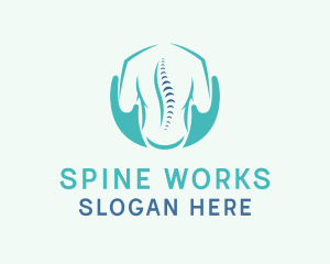 Spine - Back Spine Care logo design
