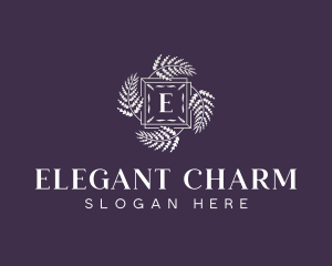 Elegant Floral Boutique logo design