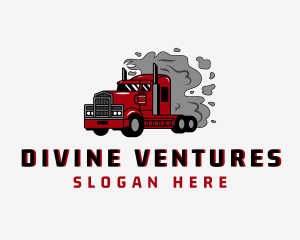 Smoke Logistics Truck Logo