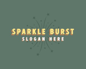 Fireworks - Fireworks Starburst Sparkle logo design