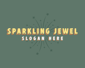 Fireworks Starburst Sparkle logo design