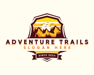 Shield Mountain Outdoor logo design