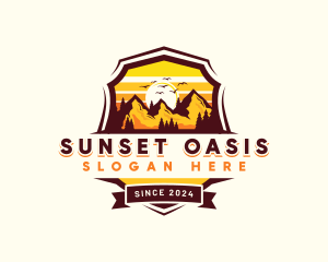 Shield Mountain Outdoor logo design