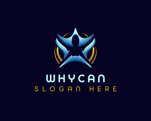 Social Worker - Human Agency Support logo design