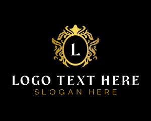 High End - Premium Ornament Crest logo design