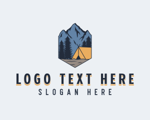 Outdoor - Mountain Outdoor Camp logo design