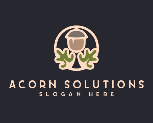 Acorn - Oak Orchard Acorn logo design