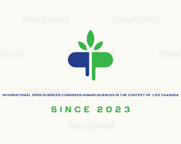 Herbal Leaf Capsule Logo