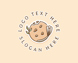 Cookie - Floral Cookie Whisk logo design