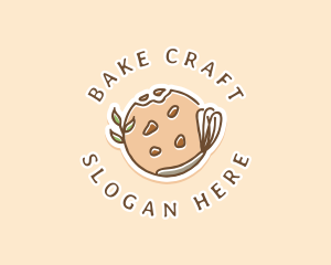 Floral Cookie Whisk logo design