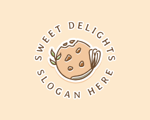 Floral Cookie Whisk logo design