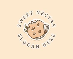 Floral Cookie Whisk logo design