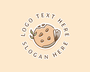 Biscuit - Floral Cookie Whisk logo design
