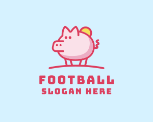 Livestock - Sunshine Pig Cartoon logo design