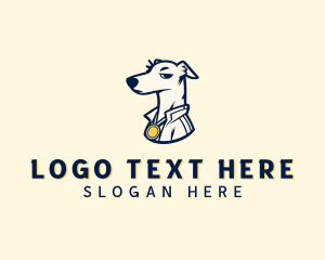 Pet Care - Puppy Dog Medal logo design