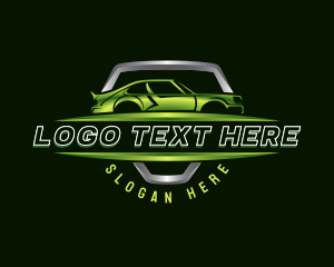 Sedan - Car Detailing Garage logo design