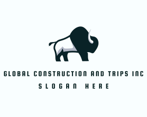Masculine - Bison Horn Adventure logo design