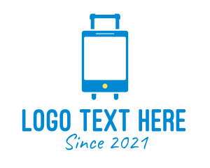 Suitcase - Smart Travel App logo design