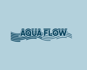 Irrigation - Water Wave Sea logo design