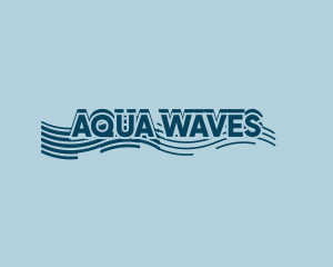 Water Wave Sea logo design