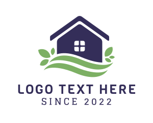 House Garden Landscaping logo design
