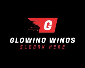 Fast Wings Logistics logo design