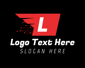 Import - Fast Wings Logistics logo design