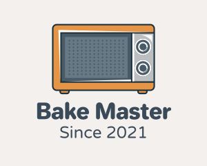 Oven - Cute Microwave Oven logo design